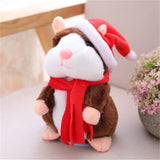 Talking Hamster  Mouse Pet Plush - happy pawpets