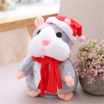 Talking Hamster  Mouse Pet Plush - happy pawpets