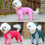 Striped Pajamas For Small and  Medium dogs - happy pawpets