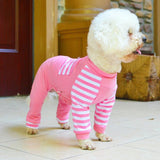 Striped Pajamas For Small and  Medium dogs - happy pawpets