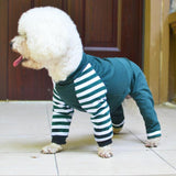 Striped Pajamas For Small and  Medium dogs - happy pawpets