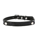 Pet  Collar Personalized  Leather Collar - happy pawpets