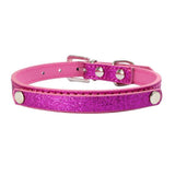 Pet  Collar Personalized  Leather Collar - happy pawpets