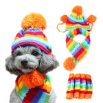 1 Set(hat+scarf+leg Warmers) - happy pawpets