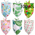 50/100pcs Dog Bandana - happy pawpets