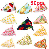 50/100pcs Dog Bandana - happy pawpets