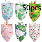 50/100pcs Dog Bandana - happy pawpets