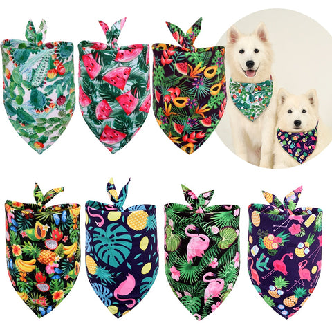 Fruit Tropical Bandanas Scarf - happy pawpets