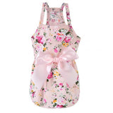 Dog Cute Floral Bow Dresses - happy pawpets