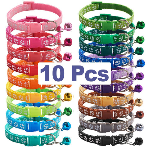 10Pcs Collars with bell