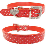 Polka Dot Dog Collar - happy pawpets