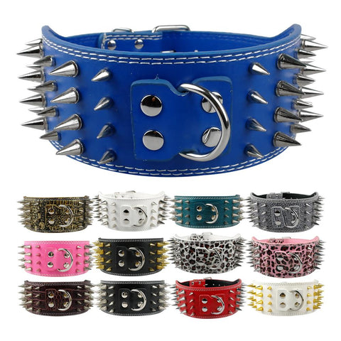 Large Breeds Spikes Collar - happy pawpets