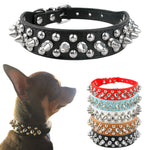 Pets Spiked  Studded Collar - happy pawpets