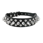 Pets Spiked  Studded Collar - happy pawpets