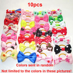 10PCS Bowknot Handmade Pet Grooming Accessories - happy pawpets