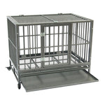 42 inch Portable Metal Pets Cage - happy pawpets