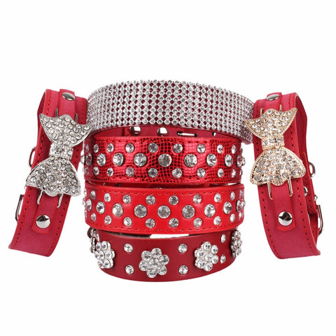 Rhinestone Collars For Small Dogs - happy pawpets